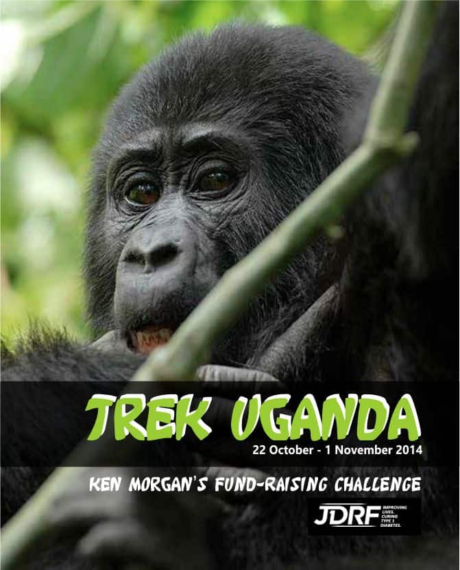 Ken Morgan - Trek Uganda in aid of JDRF and The Surveyors Livery Charitable Trust